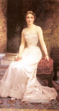 ウィリアム・アドルフ・ブーグロー Painting - オリー・ロデラー夫人の肖像 写実主義 ウィリアム・アドルフ・ブーグロー